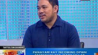 NTG: Panayam kay incoming DPWH Secretary Rep. Mark Villar