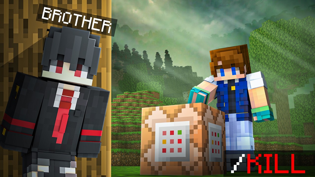 Secretly Using Commands In My Brother's Minecraft SMP...