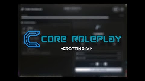 C0re Scripts Crafting System V1