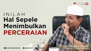 Inilah Hal Sepele Menimbulkan Perceraian | Buya Syakur