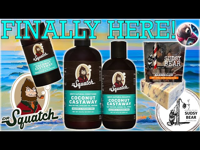 Dr. Squatch Coconut Castaway Bar Soap - Grooming Lounge