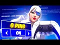 New controller 0 ping settings  sensitivity for fortnite