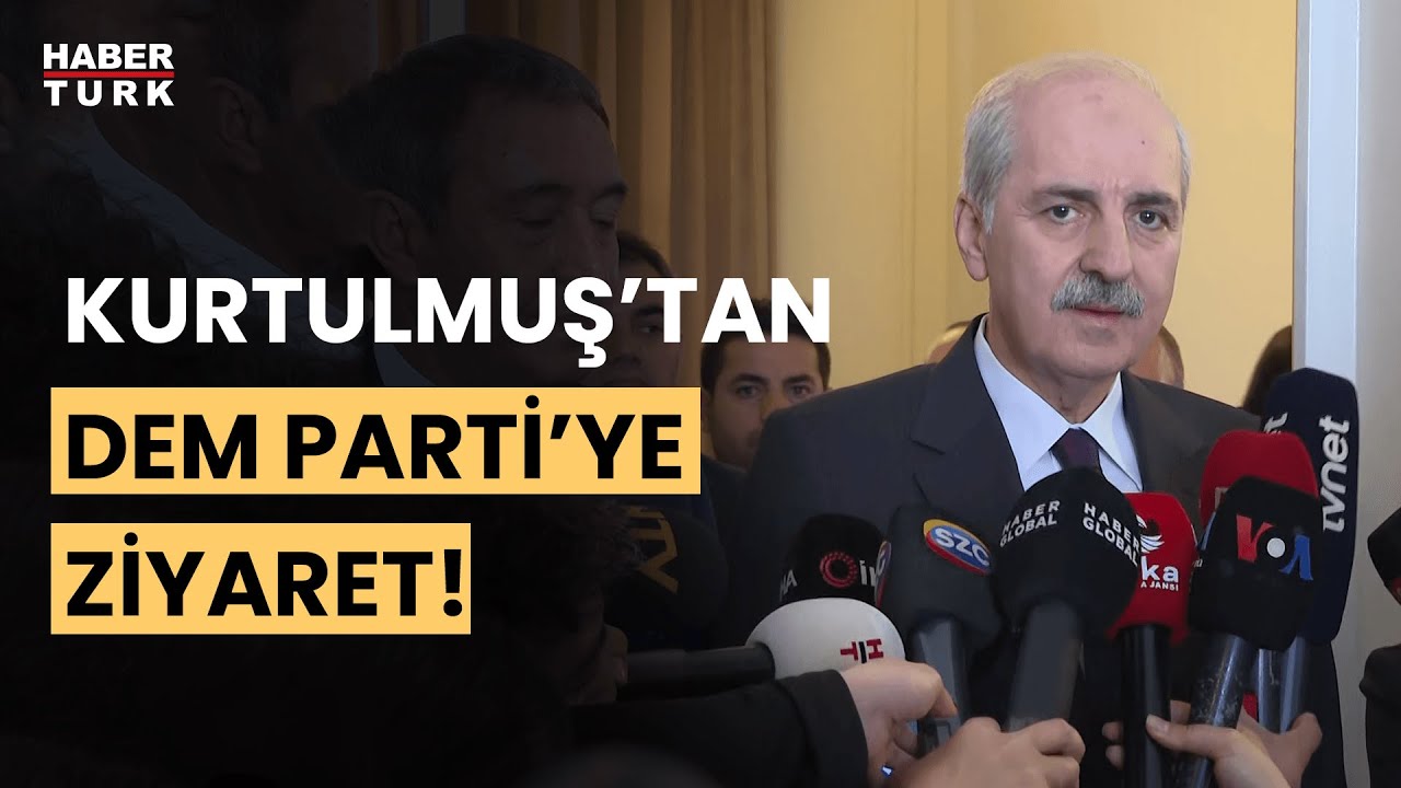 Numan Kurtulmuş'un anayasa turu başladı