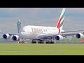 37 big planes taking off  landing  6x b747 a380 b777 a350  amsterdam schiphol spotting