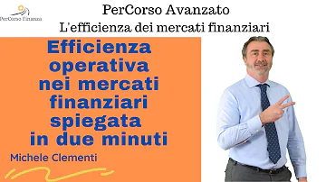 Cosa è l'efficienza operativa?