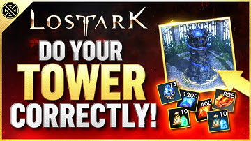 Lost Ark - Insane Tower Trick | Upgrade Your Alts QUICK | Don