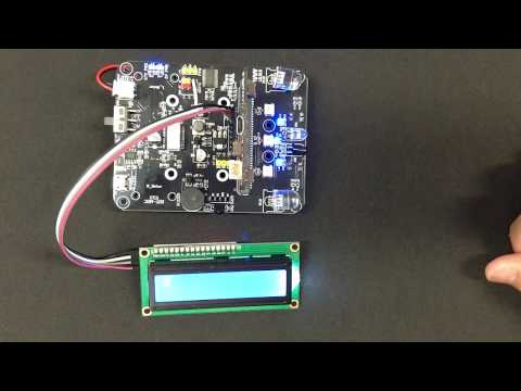 Micro:bitと拡張ボードで5V動作のLCD1602を扱う