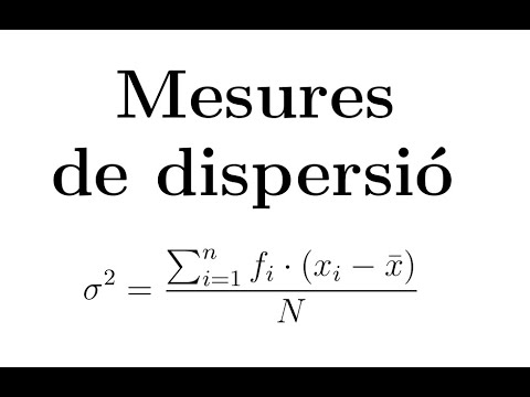 Vídeo: Quins són els tipus de dispersió?