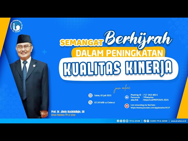 PAT 2025/2026 YPI Al Azhar !!! Sabtu, 05 Juli 2025