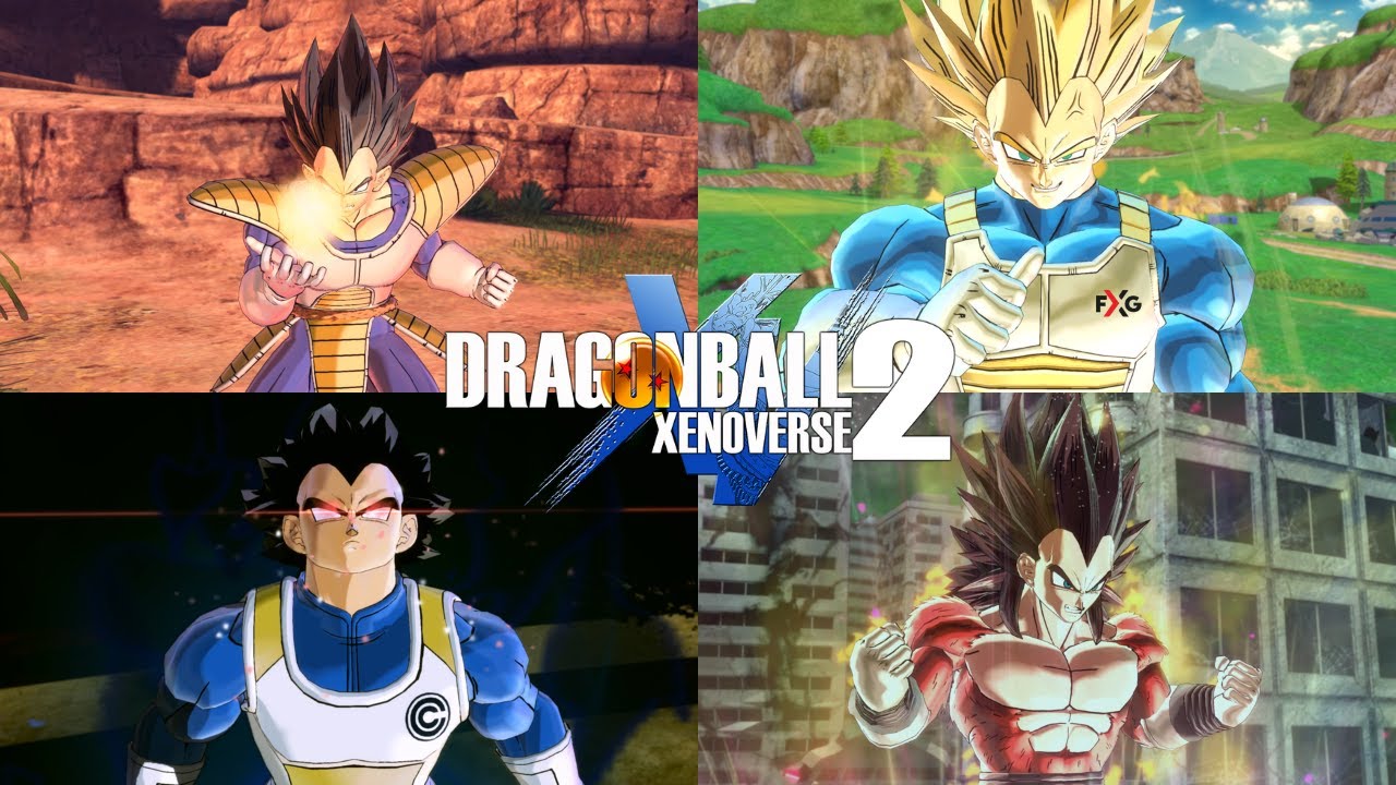 Vegeta Best Animated Transformations/Awoken Skills - Dragon Ball Xenoverse 2 Mods