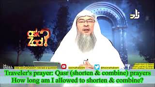 Shorten and Combine Prayers for Travellers & What is the time period for this? - Assim Al Hakeem
