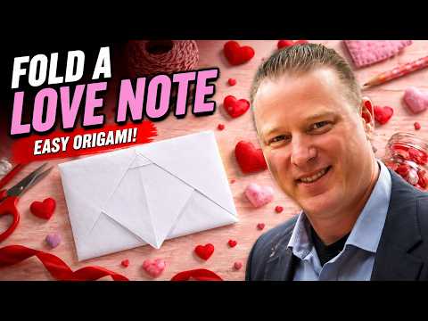 DIY Valentines Day Envelope | Handmade Paper Gift Idea