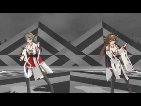 [mmd艦これ]金剛.榛名でBad Apple!