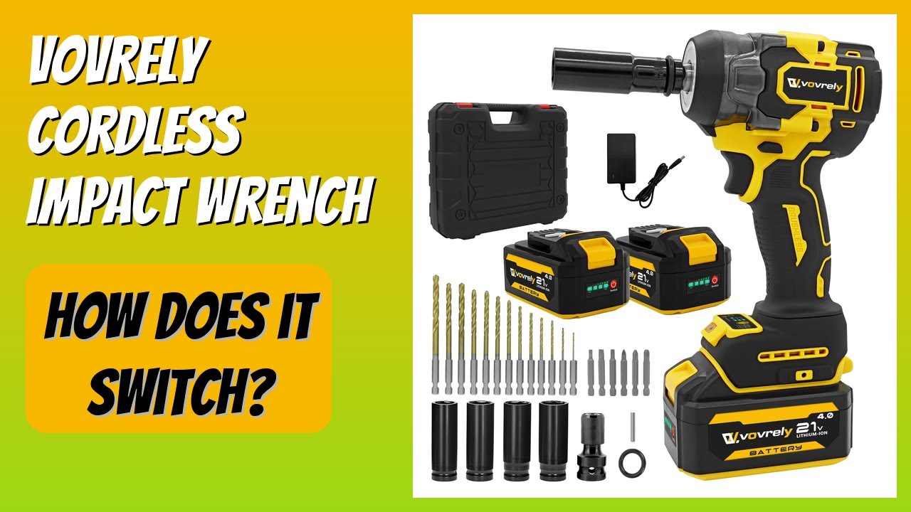 REVIEW (2025): VOVRELY Cordless Impact Wrench. Features