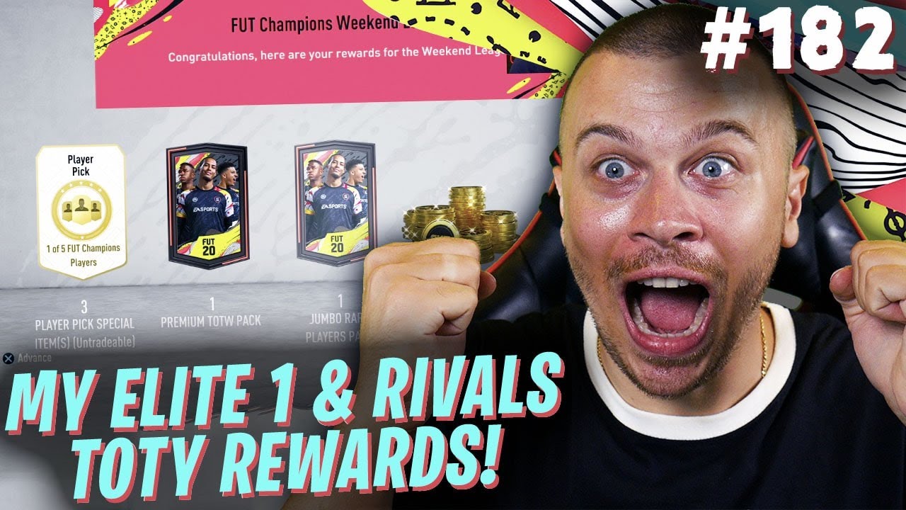 FIFA 20 MY ELITE 3 TOTY FUT CHAMPIONS AND DIVISION RIVALS REWARDS in ...
