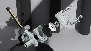 1PZ VT2-C03 Fuel Valve Petcock Switch Shut Off with Fuel Filter Replacement Honda VTX1300C VTX1300S