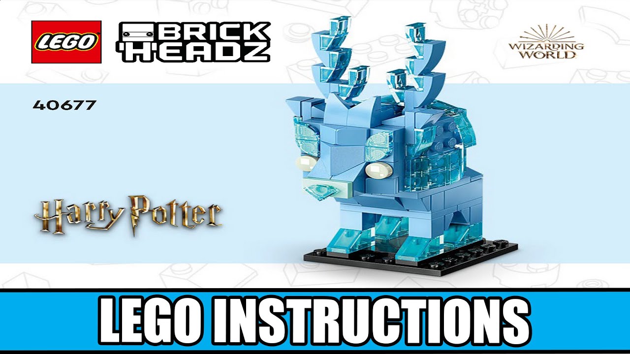 BrickHeadz - Wizarding World - Prisoner of Azkaban - Stag Patronus LEGO instructions