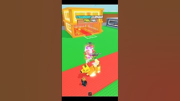 BRO THINKS HE IS STRAWBERRY ELEPHANT 😂 | #shorts #roblox #stealabrainrot