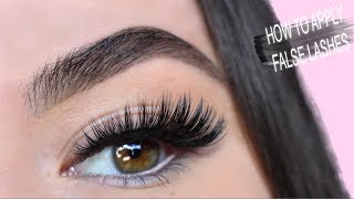 How To Apply False Eyelashes | Krimd_