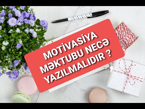 Video: Təxirə Salma Məktubu Necə Yazılır