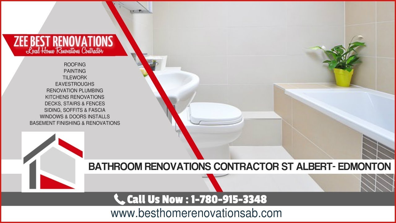 Bathroom Renovations Contractor St Albert Edmonton, 7809153348