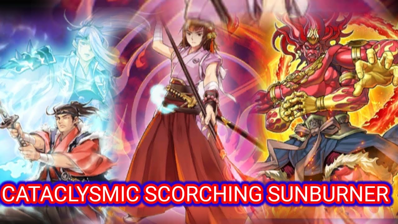 Sunburner CATACLYSMIC SCORCHING SUNBURNER WITH SHIRANUI Deck [Yu-Gi-Oh! Duel ...
