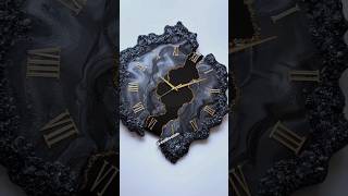 Elegant Resin Wall Clock Making Unique Handmade Gift Idea
