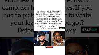 Wayne vs Eminem — Who Had the Better Pen? #shorts #LilWayne #Eminem