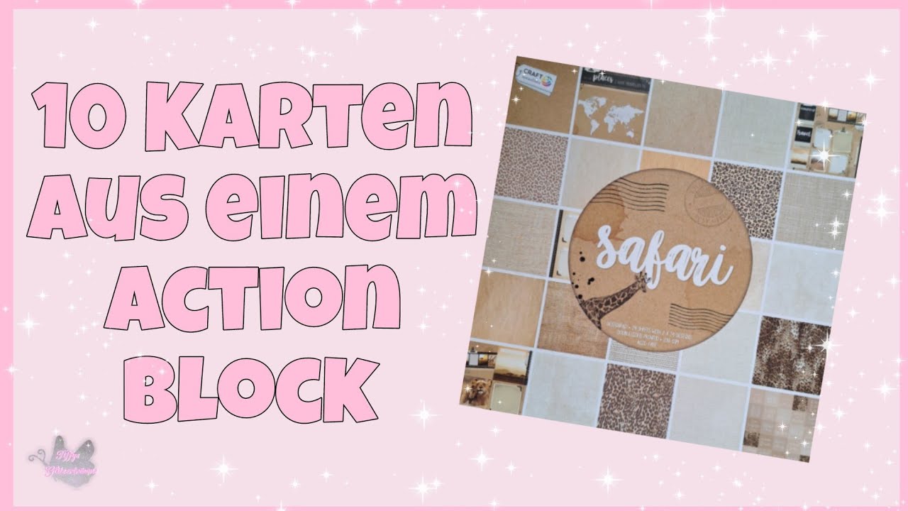 💕 10 Karten aus einem Action Block 💕 Safari - YouTube