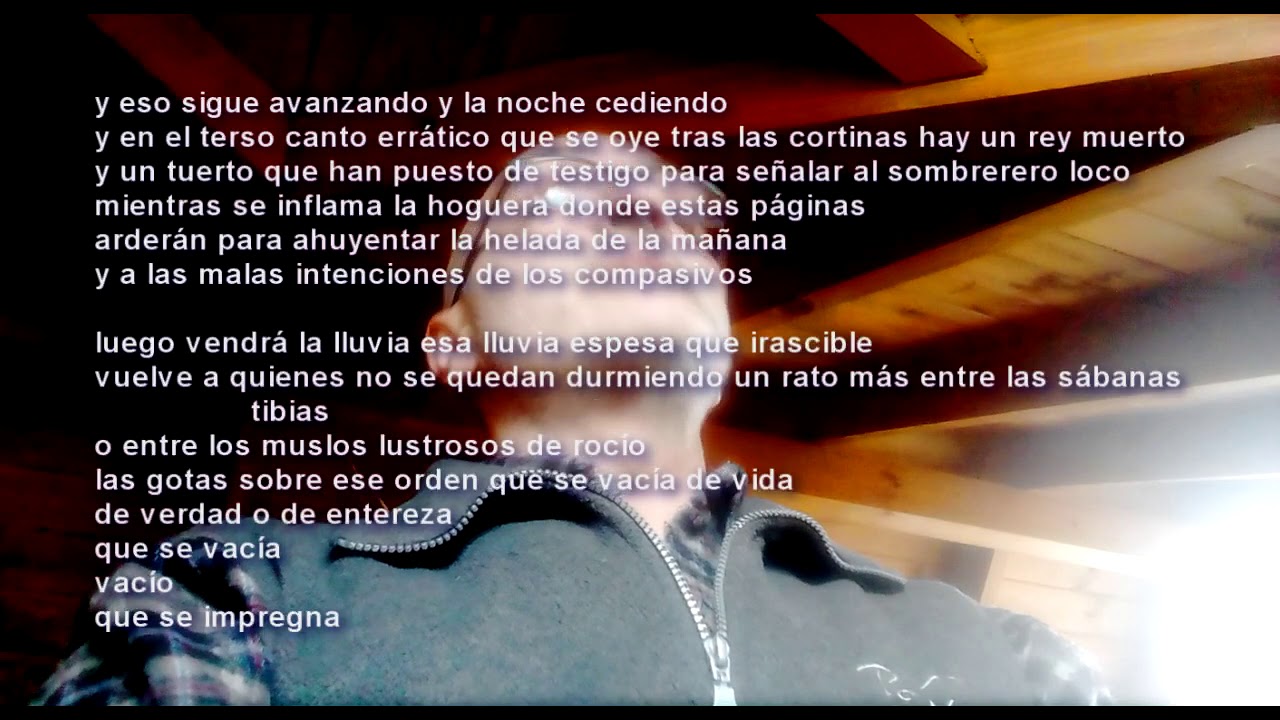 Ciclo Leyendo poesía en casa. Marcelo Gobbo. Sam Martín de los Andes Nqn Argentina