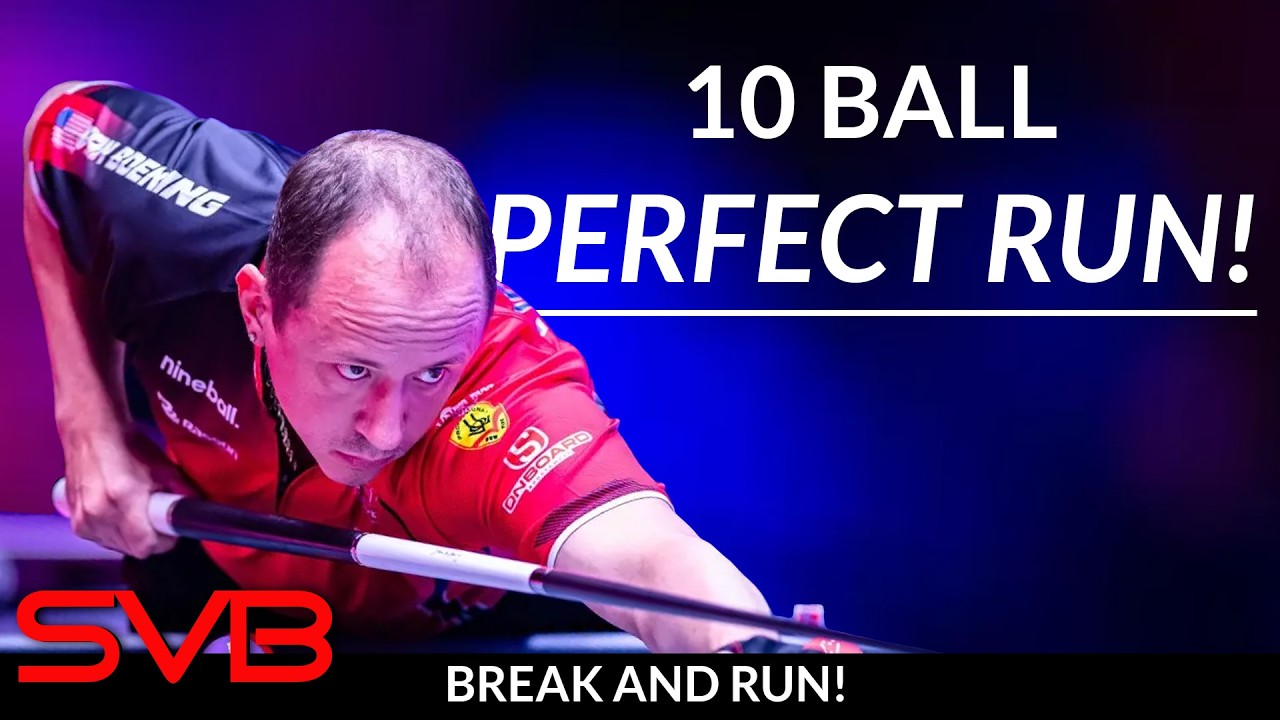 Shane Van Boening Break and Run in 10-Ball | Pool Masterclass