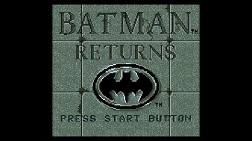 Batman Returns (Game Gear 60Hz) - Intro / Attract Mode