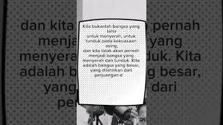 bagian dari pidato Soekarno pada upacara peringatan Hari Kemerdekaan Indonesia ke-16 pada 1961