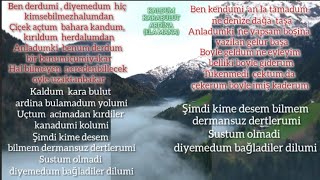 Kaldum Kara Bulut Ardi̇na (Ela Mana) Yüksel Baltaci Taşacak Bu Deni̇z Di̇zi̇ Müzi̇kleri̇