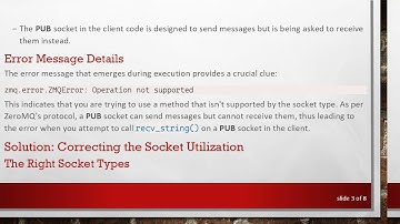 Understanding the zmq.error.ZMQError: Operation not supported Error in Python