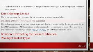 Understanding the zmq.error.ZMQError: Operation not supported Error in Python's PyZMQ