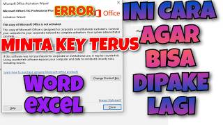 Cara Mengatasi Microsoft word Excel tidak bisa mengetik & terkunci #cpu #microsoft #laptop #office