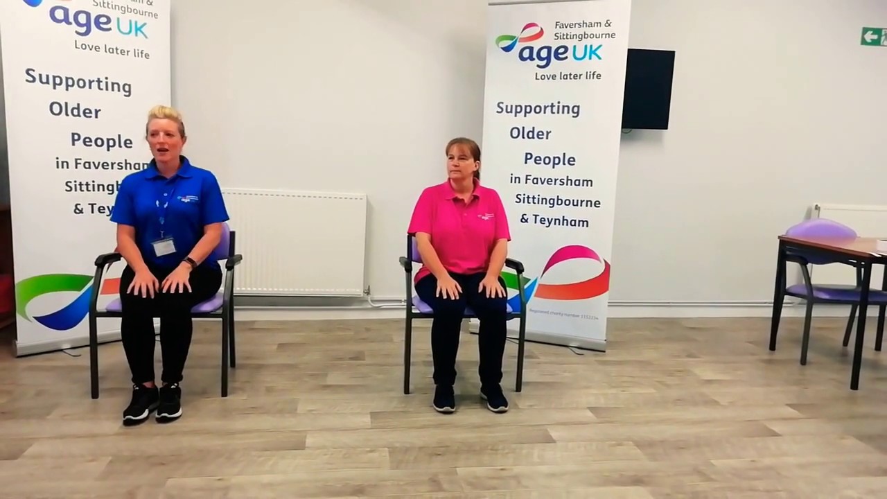 Armchair exercise tutorial 7. YouTube