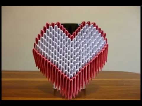 Corazon Origami 3d