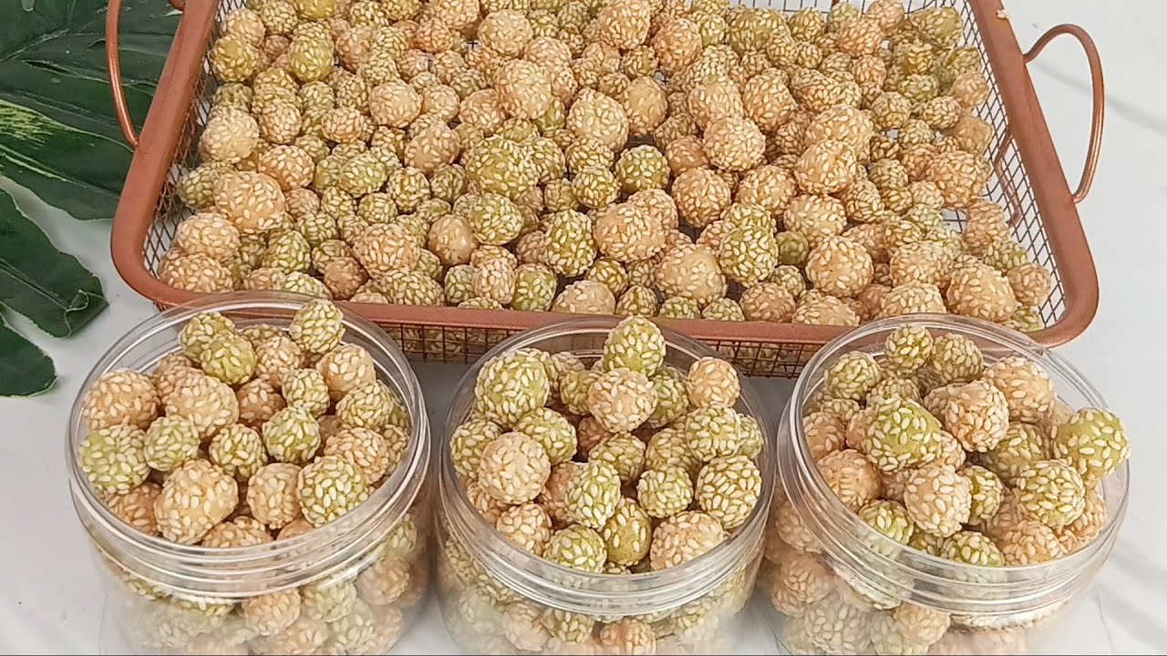 KALAU PUNYA TEPUNG KETAN OLAH SAJA JADI KUE TRADISIONAL INI,BISA UNTUK ISIAN TOPLES LEBARAN