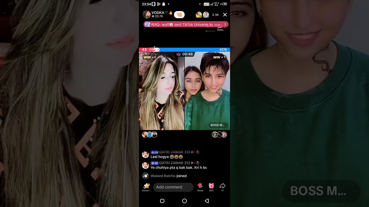 Vodka and boss mano live match tiktok