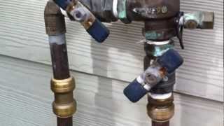 How to blow out your sprinkler system Winterizing sprinkler irrigation