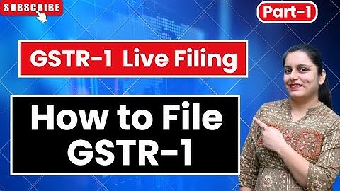 How to file #GSTR-1 Online || GSTR-1 filing step by step || GST return filing 2025 ||  Part-1