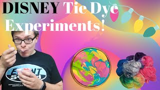 Tie Dye Experiments: Pop Century Tie Dye Cheesecake, Mickey Tie Dye Shirt & Rainbow Shave Ice!