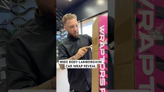 Wide Body Lamborghini Urus New Fade Wrap Reveal..😳 #lamborghini #urus #supercar #custom #shorts