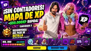 ROTISIMO MEJOR MAPA DE XP FORTNITE TEMPORADA 3 CAPITULO 7 COMO SUBIR RAPIDO DE NIVEL PASE DE BATALLA