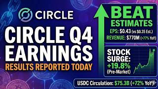 Circle (CRCL) Stock SURGES on Huge Q4 Earnings Beat! 🚀 | USDC & The AI Agentic Economy