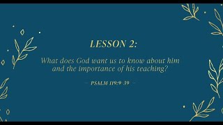 The ABC's of a Faithful Life | Lesson 2