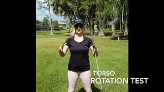 Torso Rotation Test: An Assessment of Upper Body Disassociation
