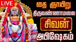 🔴LIVE திருவண்ணாமலை சிவன் மஹா அபிஷேக காட்சி பாருங்க! | Sivan Abhishekam #sivan  #abhishekam